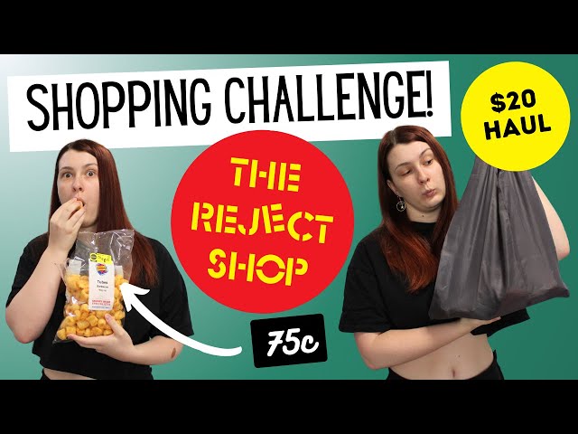 $20 Shopping Challenge | THE REJECT SHOP HAUL