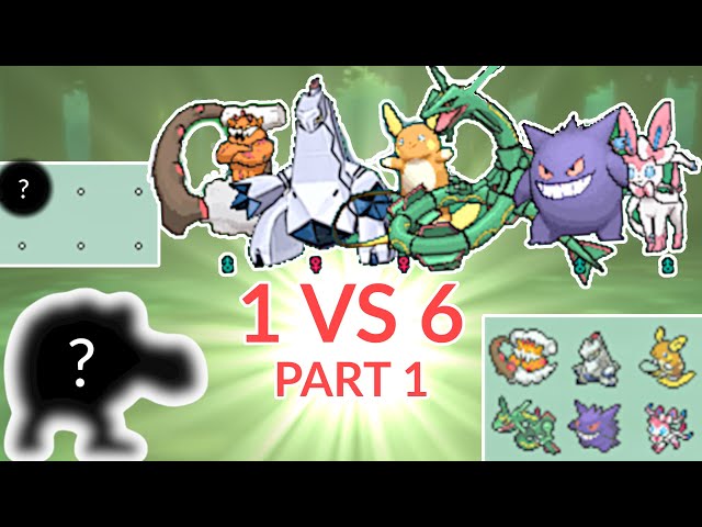 Can I Beat 6 AG Pokemon with ONLY ONE Pokemon? | Part 1