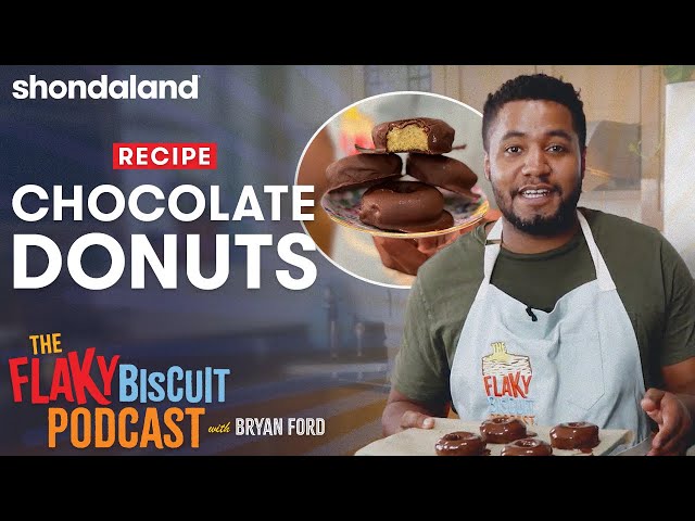 Flaky Biscuit Recipes: Bryan Ford Makes Chocolate Donuts for Natasha Pickowicz | Shondaland