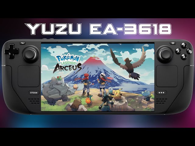 Pokemon Legends Arceus | Steam Deck | Yuzu Emulator