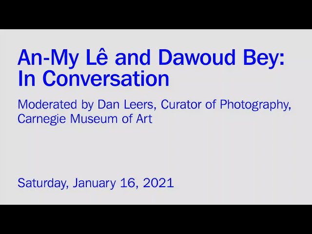 An My Lê And Dawoud Bey: In Conversation