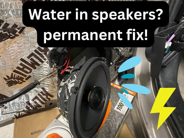 Toyota corolla  front speakers problem (permanent fix)