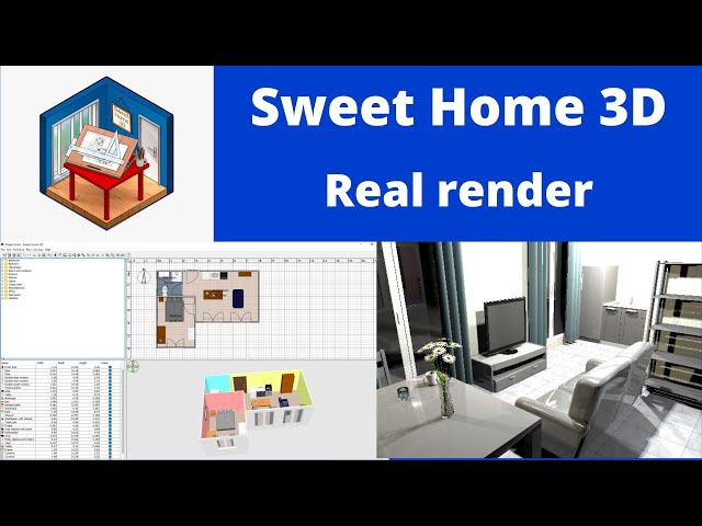 Sweet Home 3D real render