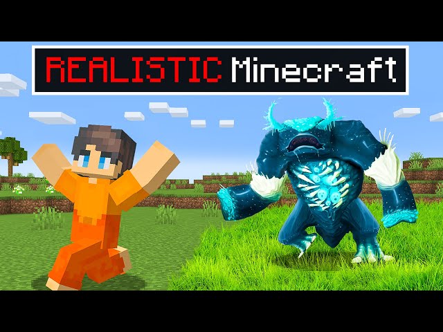 Pranking My Little Brother with REALISTIC Minecraft
