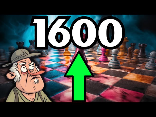Live Chess Rating Climb to 1600 on Chess.com!