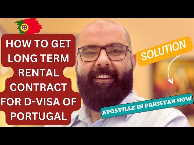 Portugal - D7 Visa - Longterm Lease/Rental Agreement - Complete Guide #Apostle #d7 #Portugal #rental