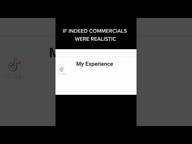if indeed.com commercials were realistic #shorts