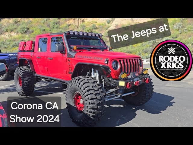 Jeeps at RodeoXRigs Corona California