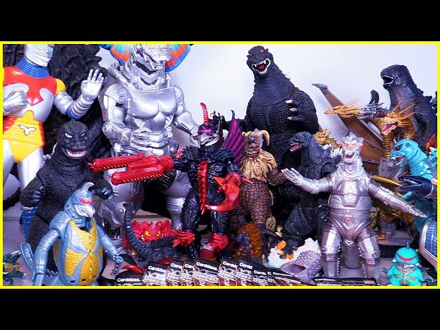 My HUGE GODZILLA COLLECTION: Figures, Toys, Monsters from Godzilla Movies + Bonus