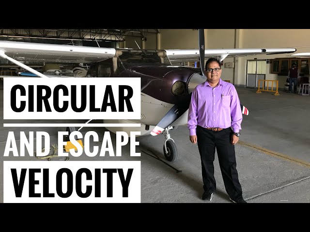 Circular and Escape Velocity,  Aerospace Engineering Lecture 61