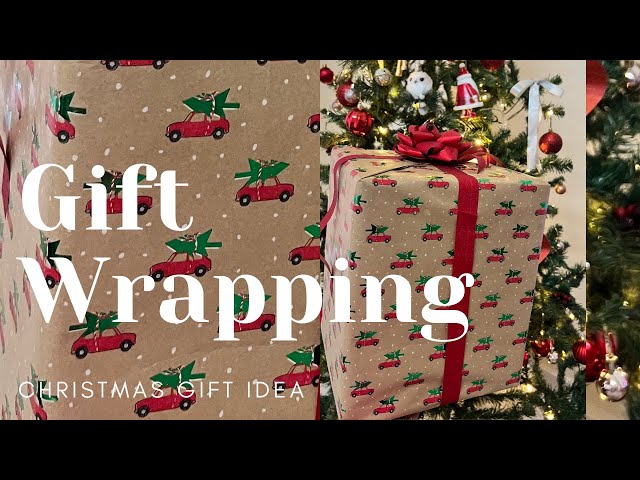 HOW TO GIFT WRAP A LARGE GIFT