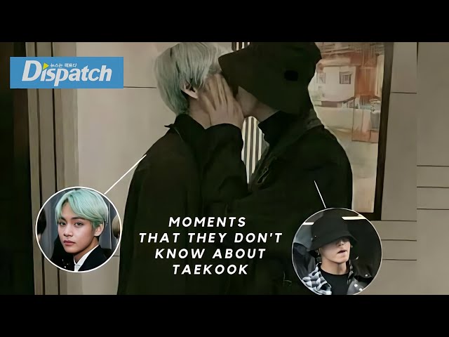 Moments that they don't know about taekook 태극기를 모르는 순간들
