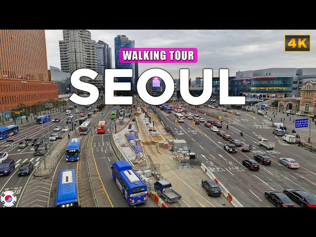 Seoul KOREA - Seoul City Walking Tour 2024, Namdaemun Market, Myeongdong