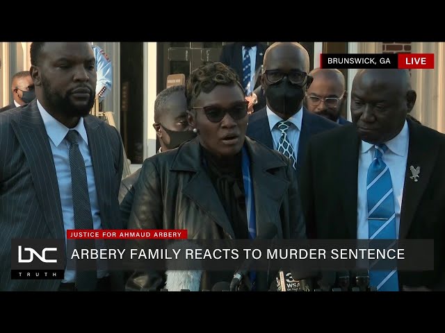 Ahmaud Arbery’s Family, Attorney Ben Crump React to Sentencing