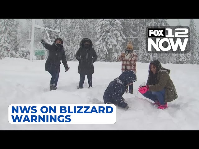 LIVE: National Weather Service on Cascades blizzard warnings