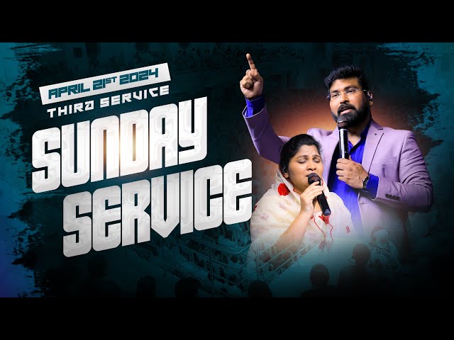 Sunday Blessed Service - 3 #christtemple #Live | 21st April 2024 | #paulemmanuel #nissypaulb #sunday