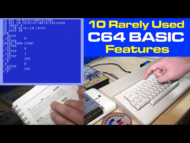 10 Rarely Used Commodore 64 BASIC Features