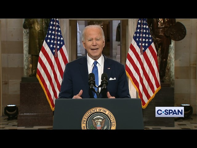 President Biden on January 6th U.S. Capitol Attack Anniversary (FULL REMARKS)