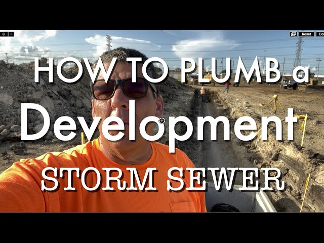 How to Plumb a Development -STORM SEWER