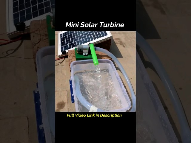 Mini Solar Tubewell https://youtu.be/GIeLeJ6cc-A
