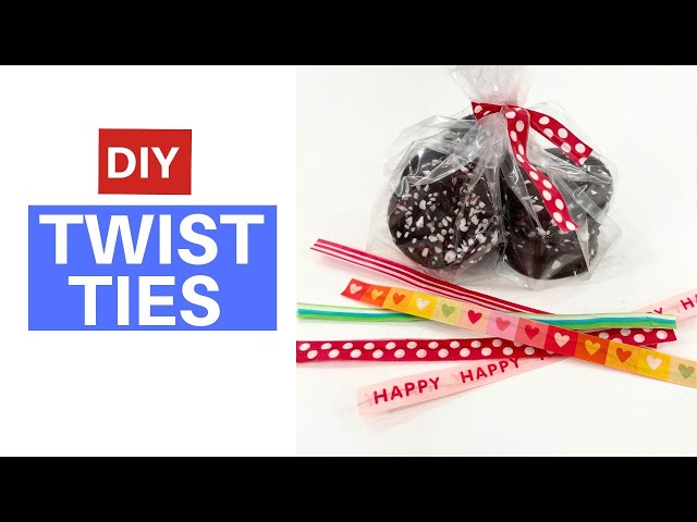 DIY Twist Ties / Unique Gift Wrapping Idea