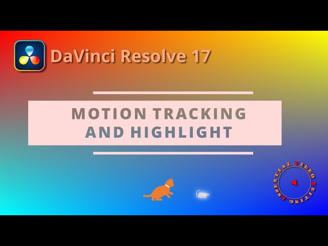 Motion Tracking and Highlighting in DaVinci Resolve