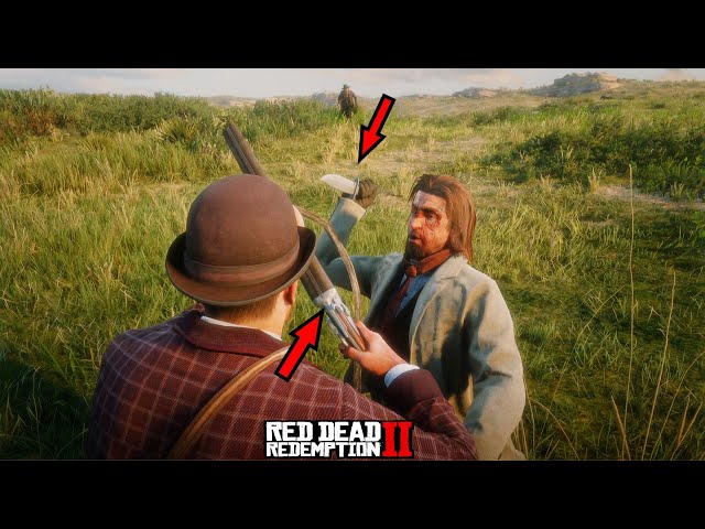 Unique Weapon Knife Kill Dodge Animation | RDR2 #shorts