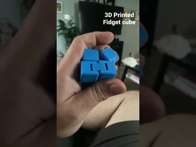 3-D printed fidget cube