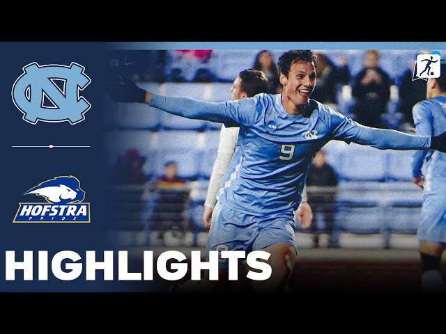North Carolina vs Hofstra | NCAA College Cup Soccer Championship | Highlights - November 26, 2023