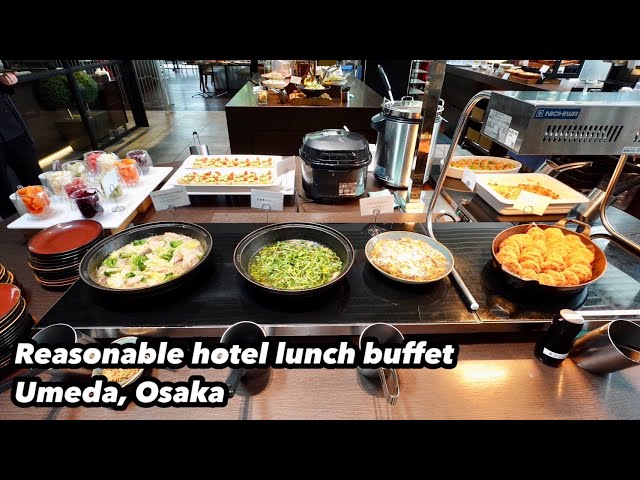 Reasonable hotel lunch buffet! at Hotel Vischio Osaka in Japan