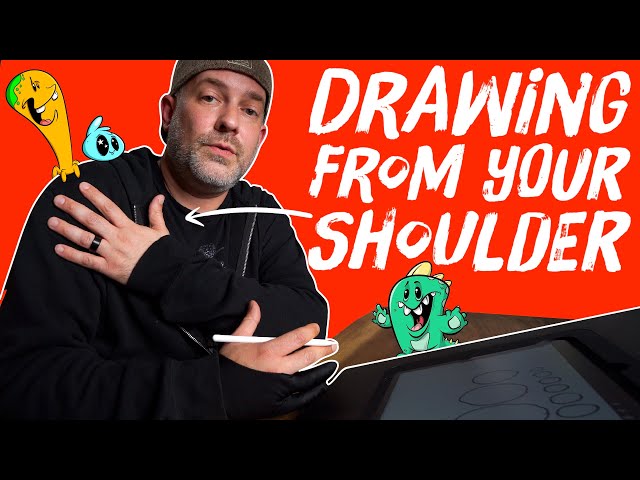 How To Draw From Your Shoulder: My Drawing Technique Revealed!