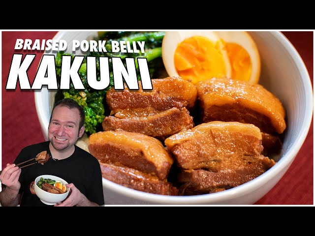 Kakuni! Braised Pork Belly Recipe with Pressure Cooker
