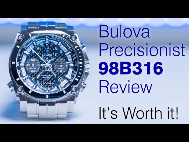 Bulova Precisionist Chronograph - 98B316 Review - A Beautifully Designed & Accurate Watch.