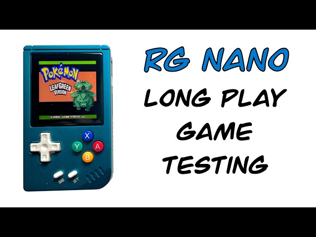 Anbernic RG Nano (long Play) Game Testing