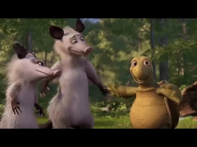 Over The Hedge (2006) Hammy Spots The Hedge