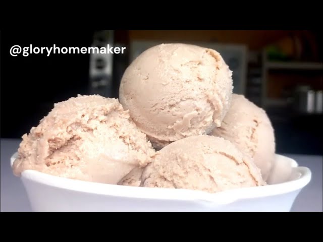 Easy Homemade Light Chocolate Ice Cream Recipe With Only 3 Ingredients | Glory Homemaker