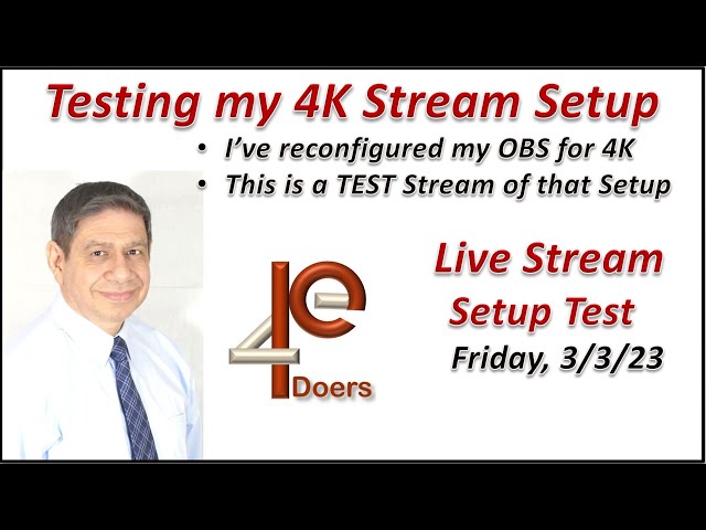 PE4Doers - Live Stream Test
