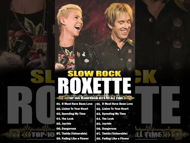 Roxette Greatest Hits ☀️ 70s 80s 90s Slow Rock Music 2024 ☀️ #music