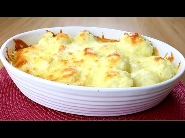 How to make Cauliflower Gratin in white sauce! Easy and practical recipe!