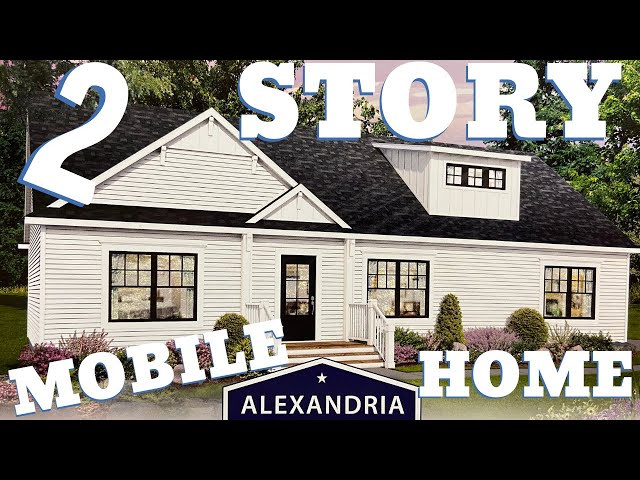Incredible 2 story mobile home!! I've never been in a home this nice! Mobile Home Masters Tour