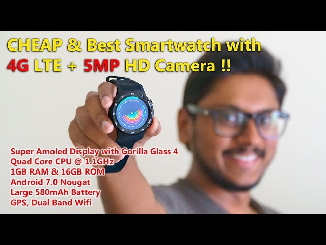 Cheap Android Smartwatch with 4G LTE & 5MP HD Camera...
