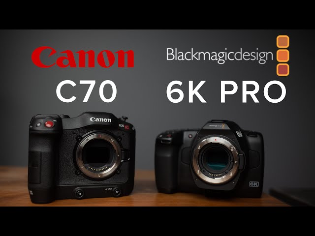 Canon C70 vs Blackmagic BMPCC Pocket 6k Pro | $2,500 vs $5,500