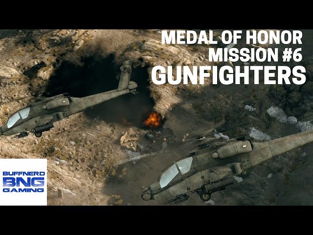 AH-64 Apaches Engage Enemy Targets | Medal Of Honor 2010 Mission 6 - Gunfighters