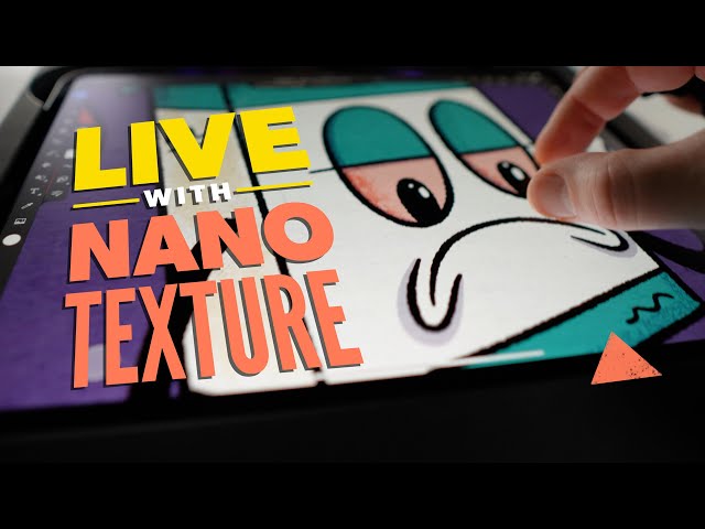 Live Drawing on the NEW iPad Pro w/ NANO TEXTURE