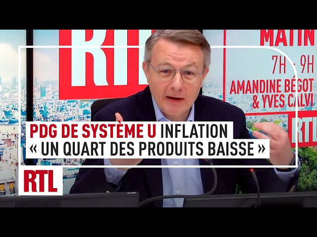 Inflation : "Un quart de nos produits est en train de baisser" (intégrale)