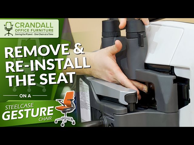 How to Remove and Reinstall the Seat on a Steelcase Gesture Chair