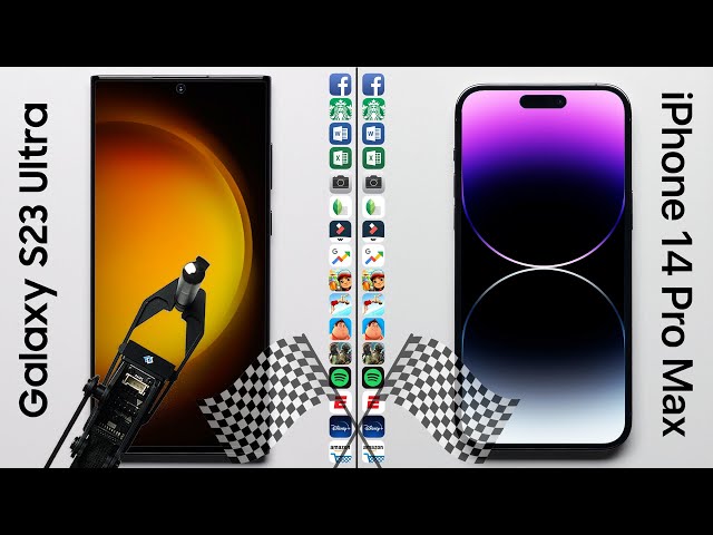 Galaxy S23 Ultra vs. iPhone 14 Pro Max Speed Test