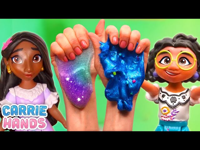 Disney Encanto Crafts DIY Mirabel's Dress With Slime | Craft Videos For Kids
