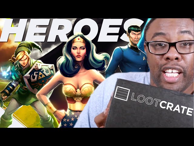LOOTCRATE "HEROES 2" Unboxing (July 2015) : Black Nerd