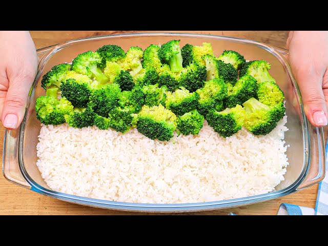 I make broccoli and rice like this every weekend! Recipe for delicious rice and vegetables!